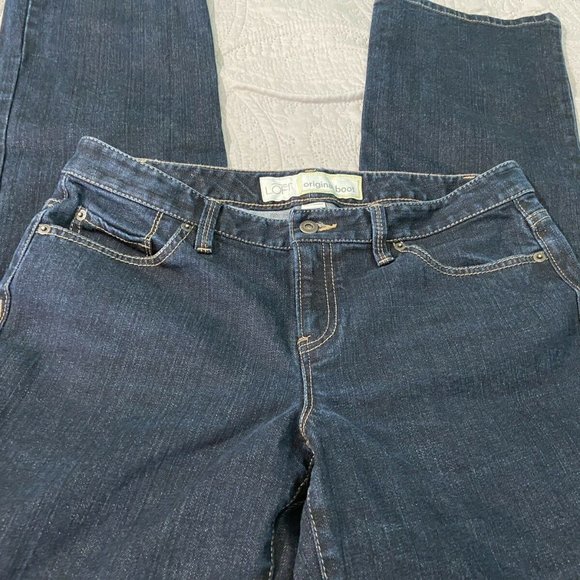 Ann Taylor LOFT Womens Original Boot Jeans Size: 10 (A) - Picture 2 of 10
